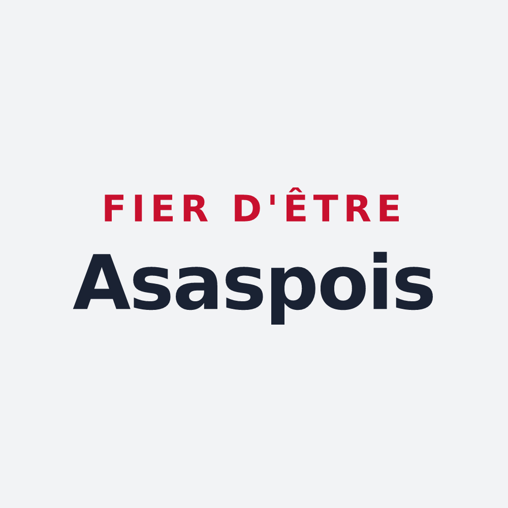 Poster « Fier d'être Asaspois » — design pour Asasp-Arros