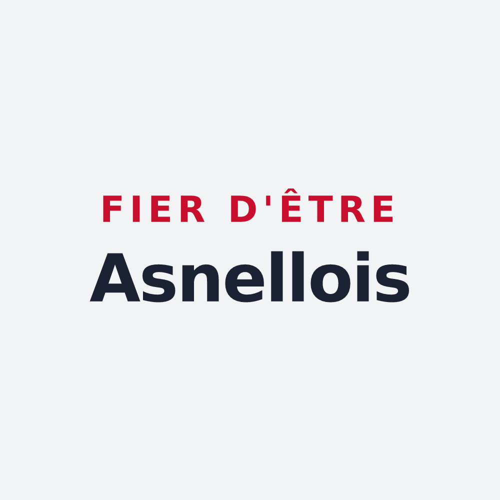 Poster « Fier d'être Asnellois » — design pour Asnelles