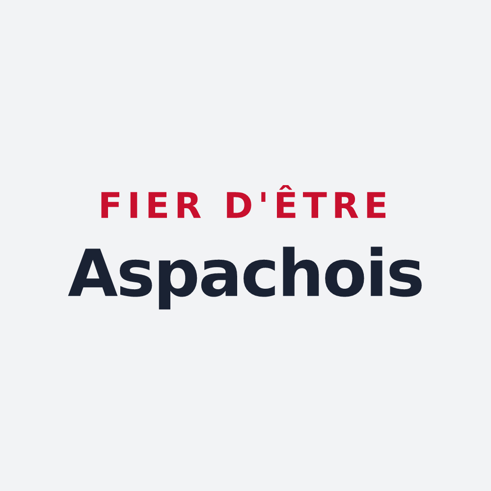 Poster « Fier d'être Aspachois » — design pour Aspach