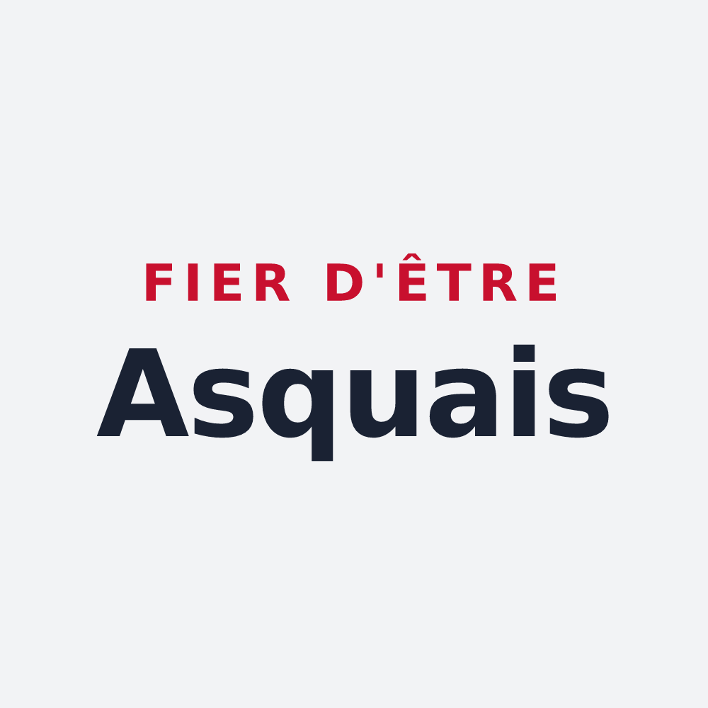 Poster « Fier d'être Asquais » — design pour Asque