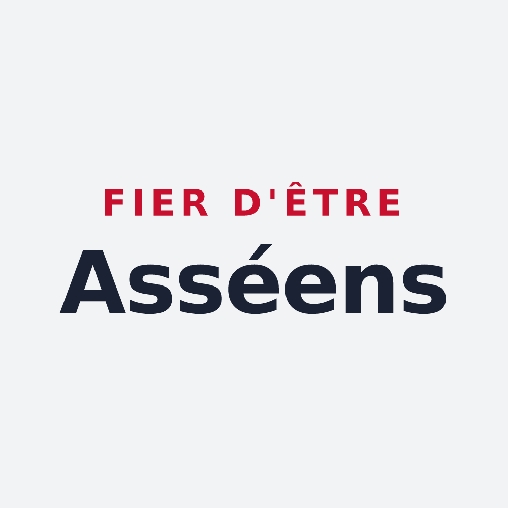 Poster « Fier d'être Asséens » — design pour Assé-le-Bérenger