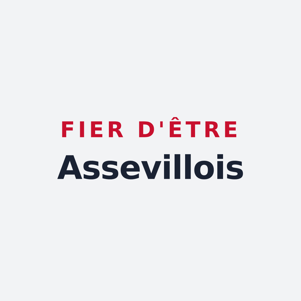 Poster « Fier d'être Assevillois » — design pour Assevillers