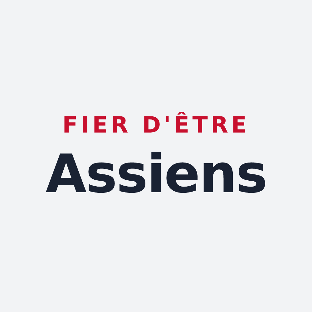 Poster « Fier d'être Assiens » — design pour Assis-sur-Serre
