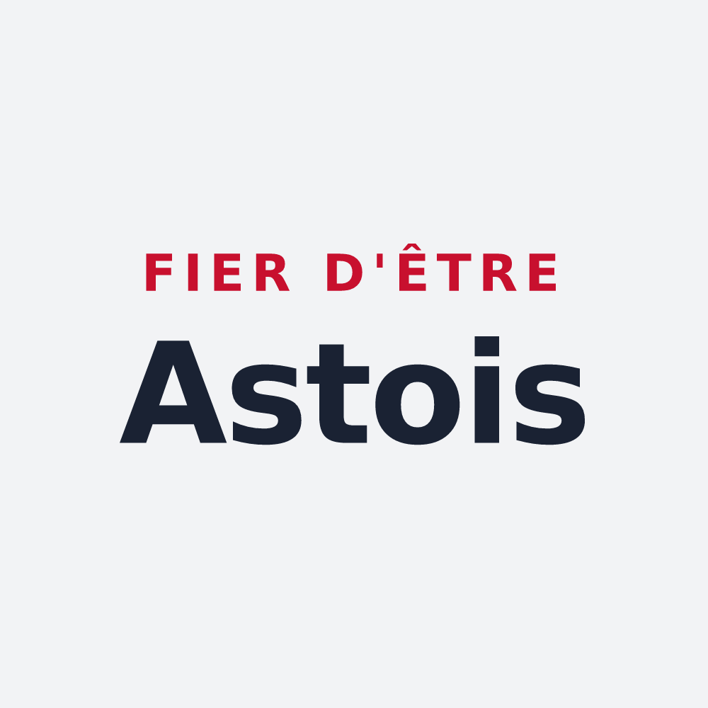 Poster « Fier d'être Astois » — design pour Aste-Béon