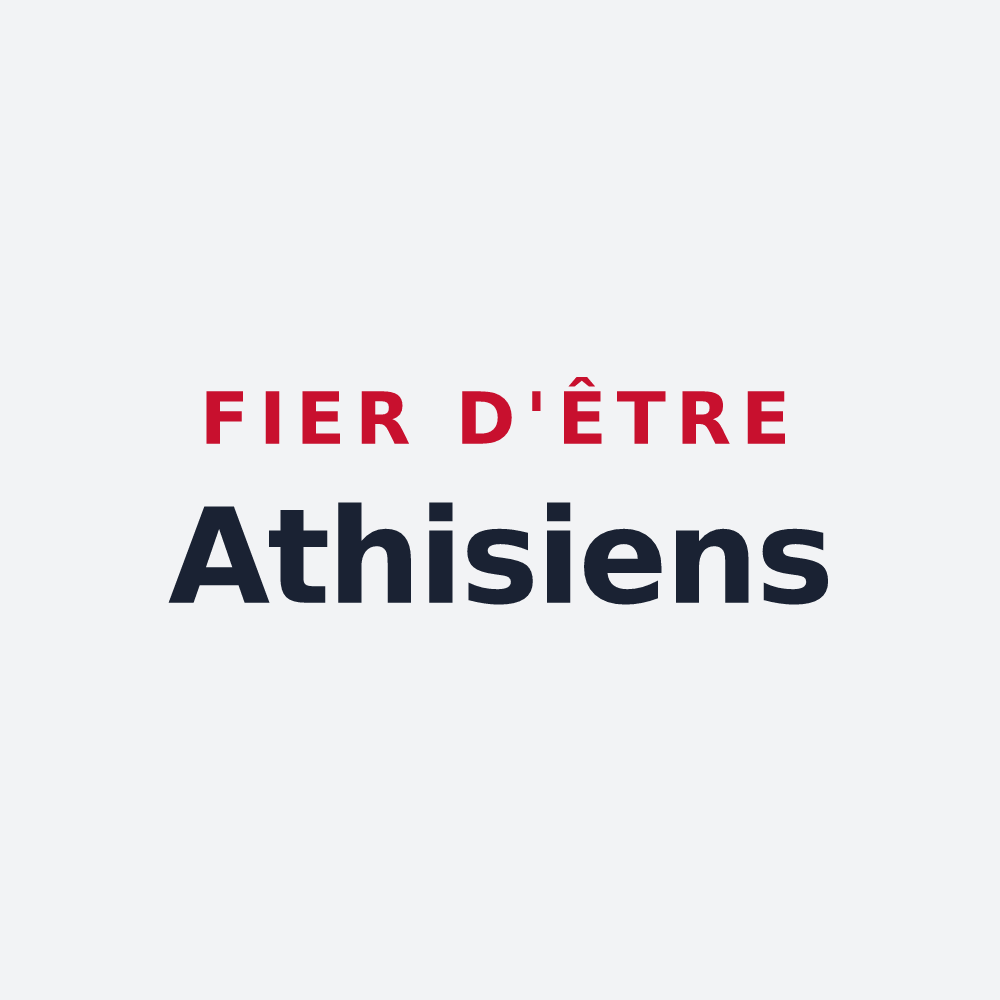 Poster « Fier d'être Athisiens » — design pour Athies-sous-Laon