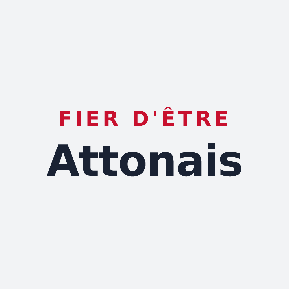 Poster « Fier d'être Attonais » — design pour Atton