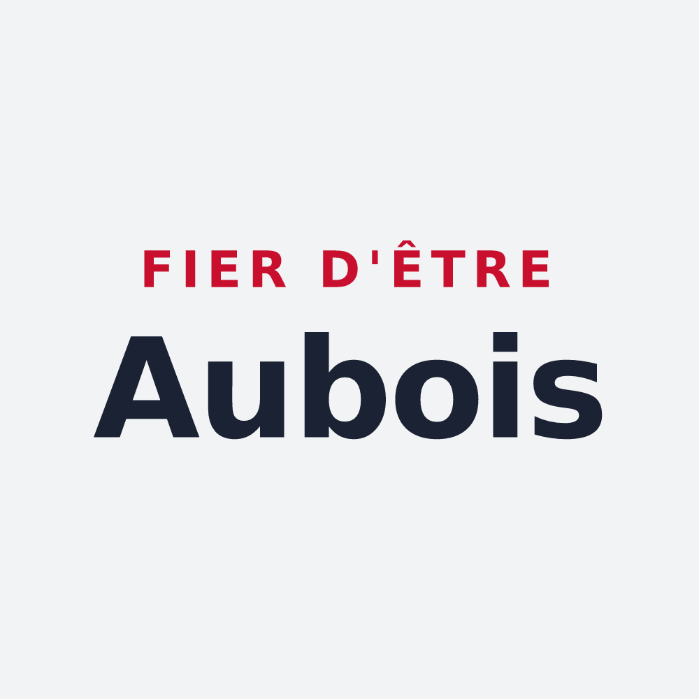 Poster « Fier d'être Aubois » — design pour Aube