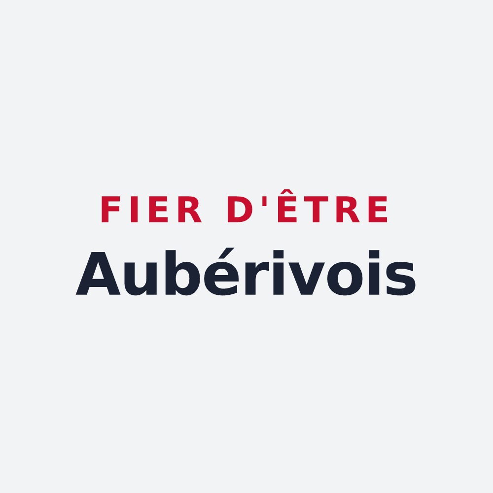Poster « Fier d'être Aubérivois » — design pour Aubérive