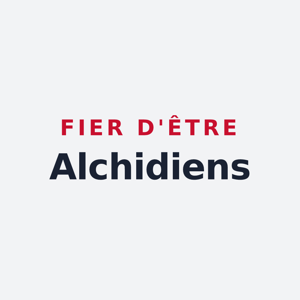 Poster « Fier d'être Alchidiens » — design pour Auchy-la-Montagne