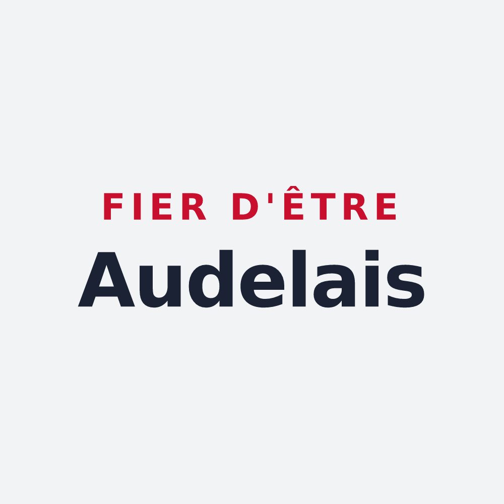 Poster « Fier d'être Audelais » — design pour Audeux