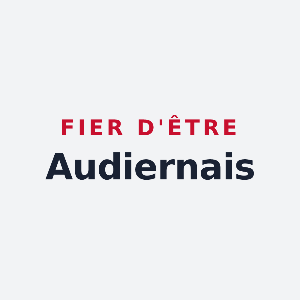 Poster « Fier d'être Audiernais » — design pour Audierne