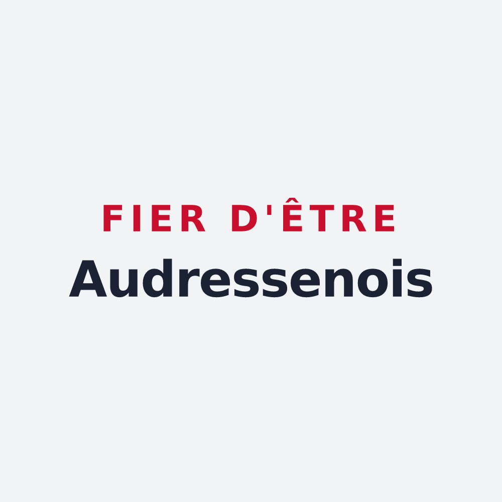 Poster « Fier d'être Audressenois » — design pour Audressein