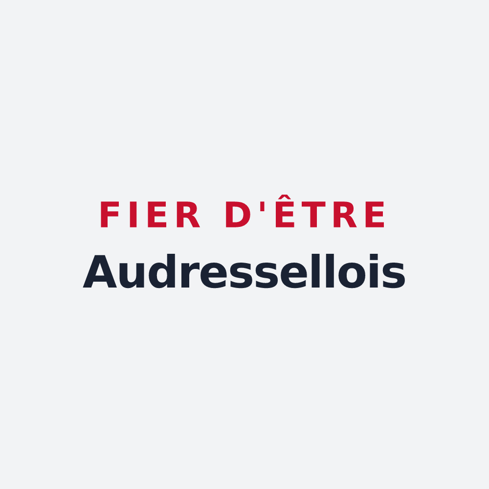 Poster « Fier d'être Audressellois » — design pour Audresselles