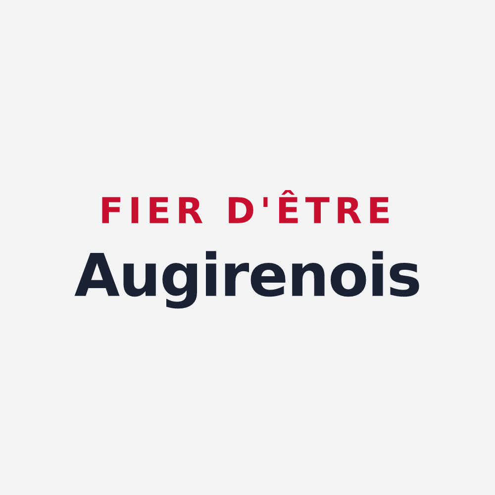 Poster « Fier d'être Augirenois » — design pour Augirein