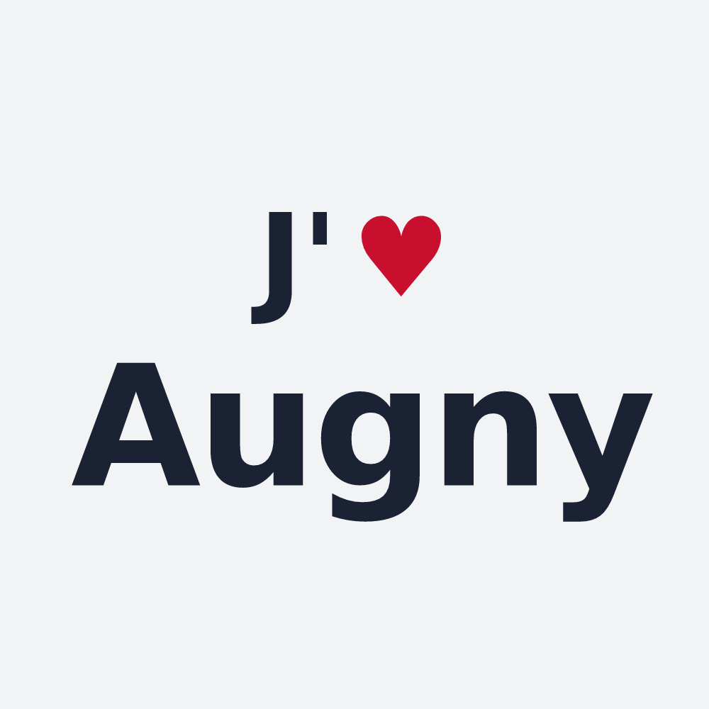 Poster personnalisé Augny — design J'aime Augny