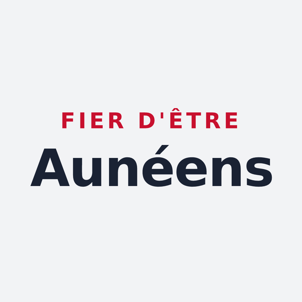 Poster « Fier d'être Aunéens » — design pour Augny