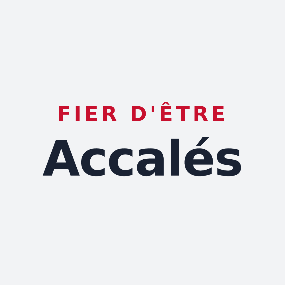 Poster « Fier d'être Accalés » — design pour Aulnois-en-Perthois