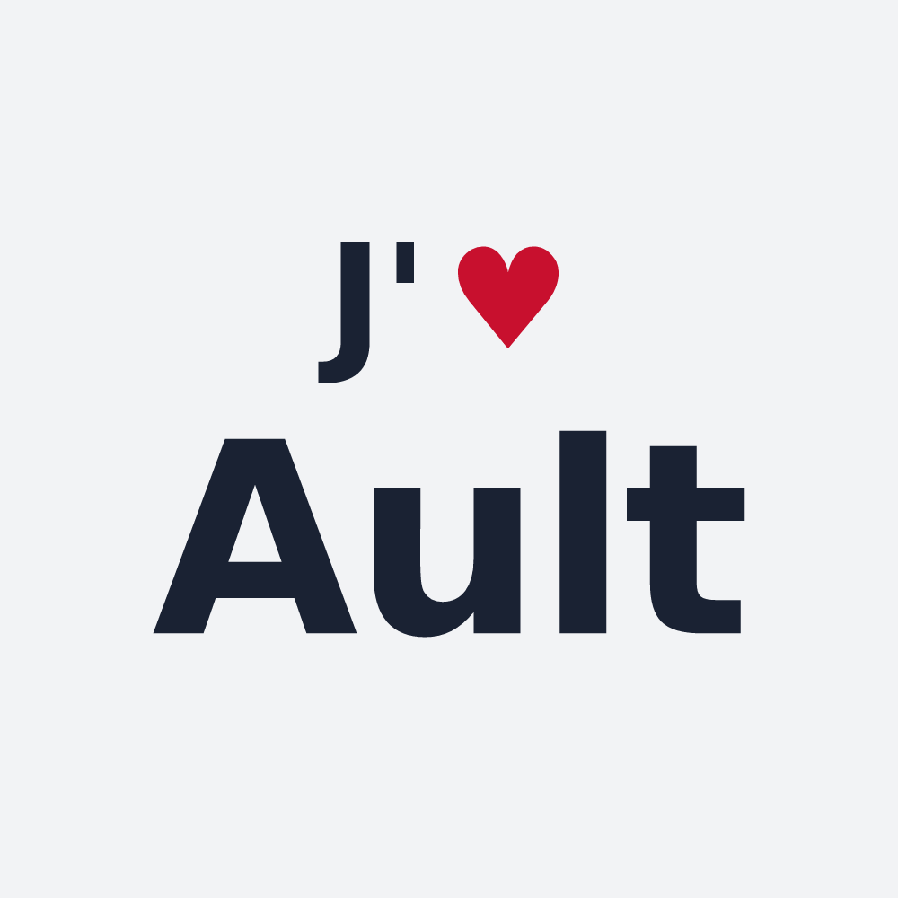 Poster personnalisé Ault — design J'aime Ault