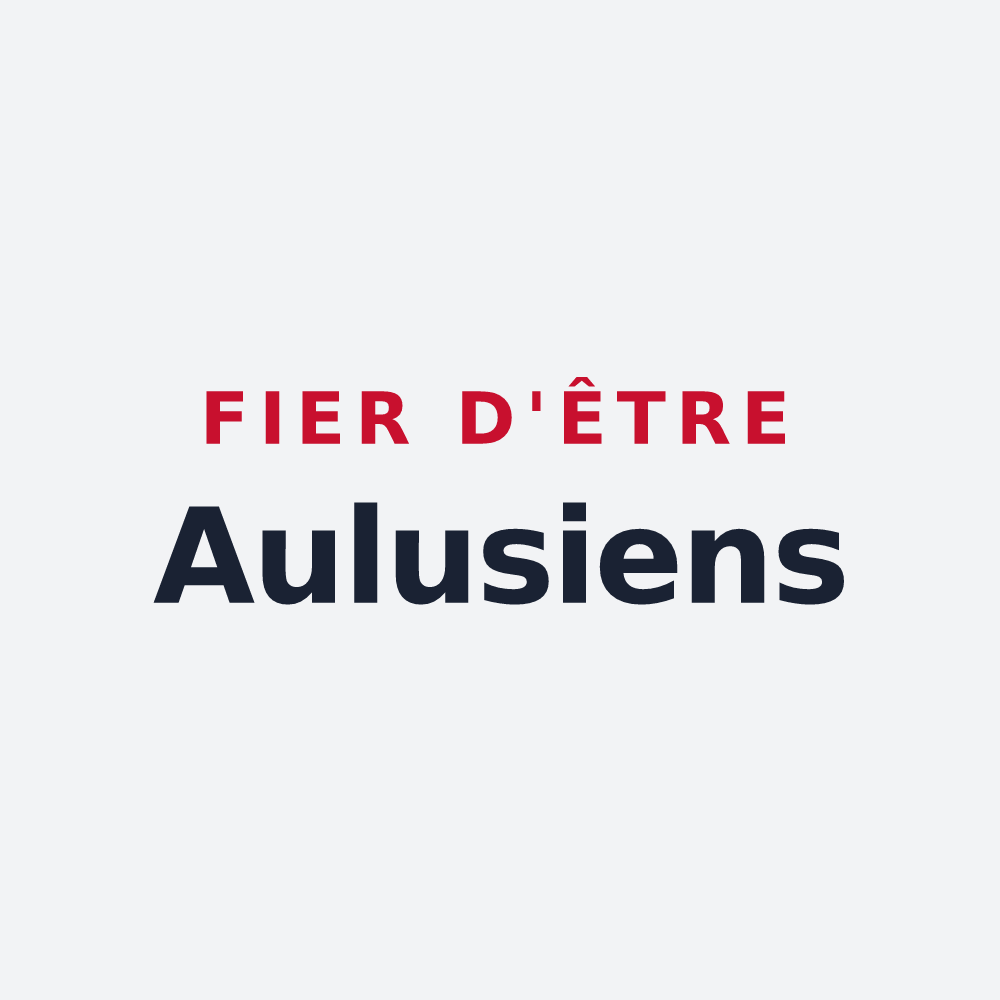 Poster « Fier d'être Aulusiens » — design pour Aulus-les-Bains