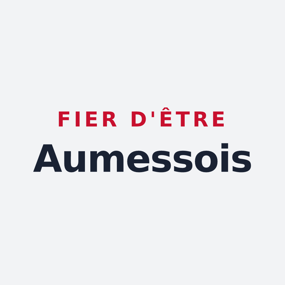 Poster « Fier d'être Aumessois » — design pour Aumetz