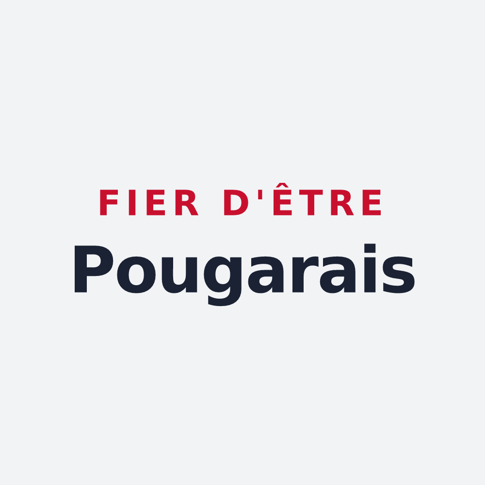 Poster « Fier d'être Pougarais » — design pour Auppegard