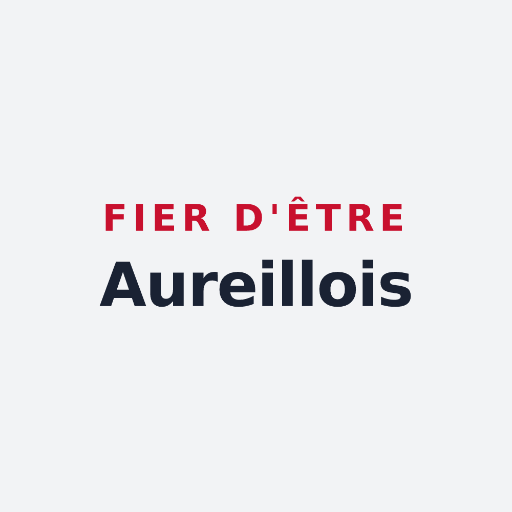 Poster « Fier d'être Aureillois » — design pour Aureille