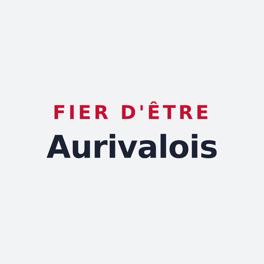 Poster « Fier d'être Aurivalois » — design pour Auribail