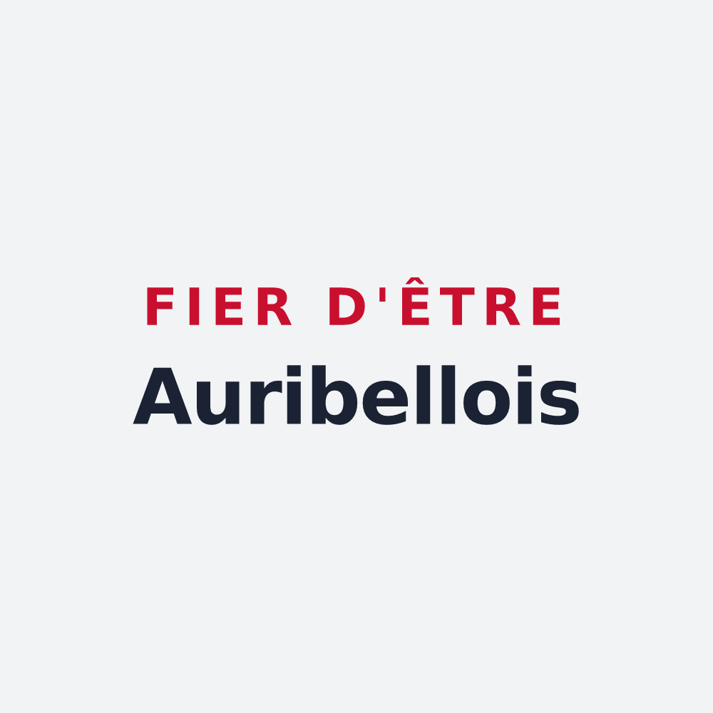 Poster « Fier d'être Auribellois » — design pour Auribeau-sur-Siagne