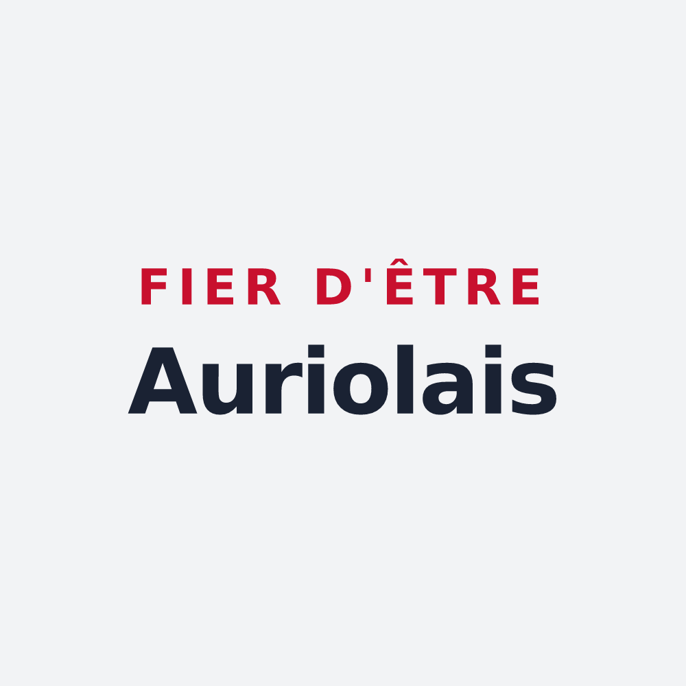 Poster « Fier d'être Auriolais » — design pour Auriol