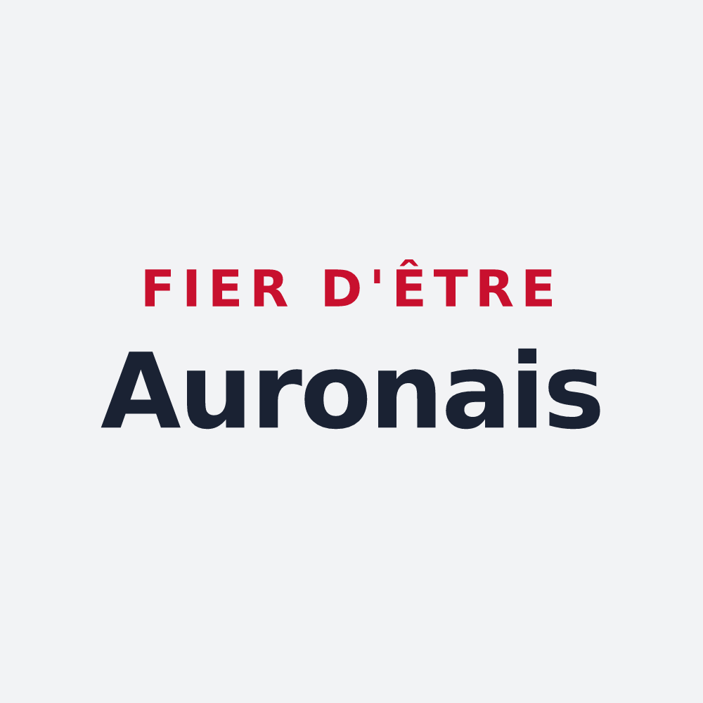 Poster « Fier d'être Auronais » — design pour Aurons