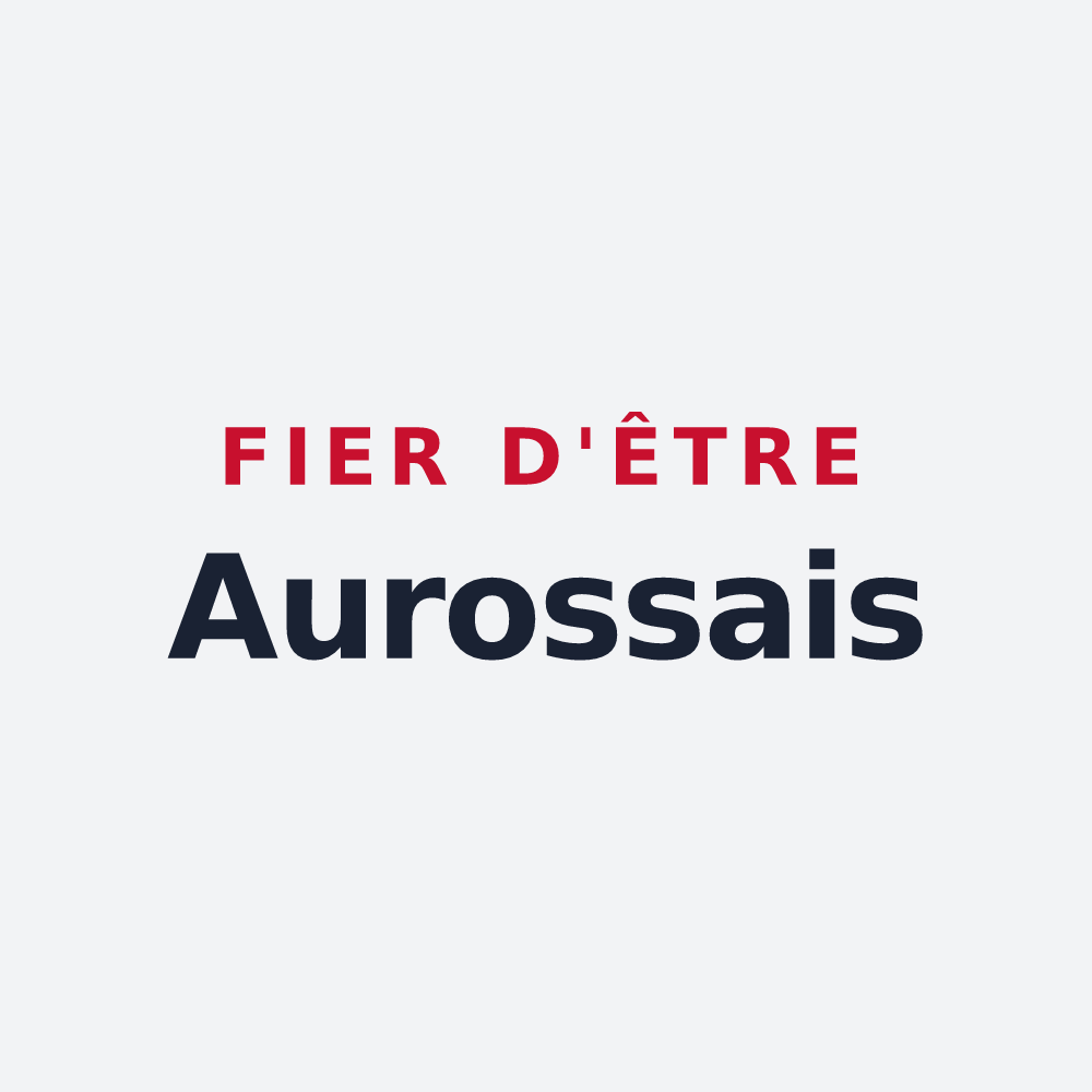 Poster « Fier d'être Aurossais » — design pour Auros