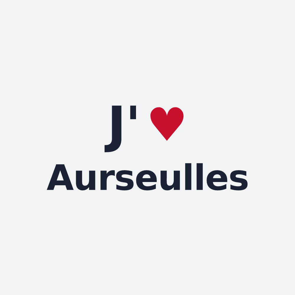 Poster personnalisé Aurseulles — design J'aime Aurseulles