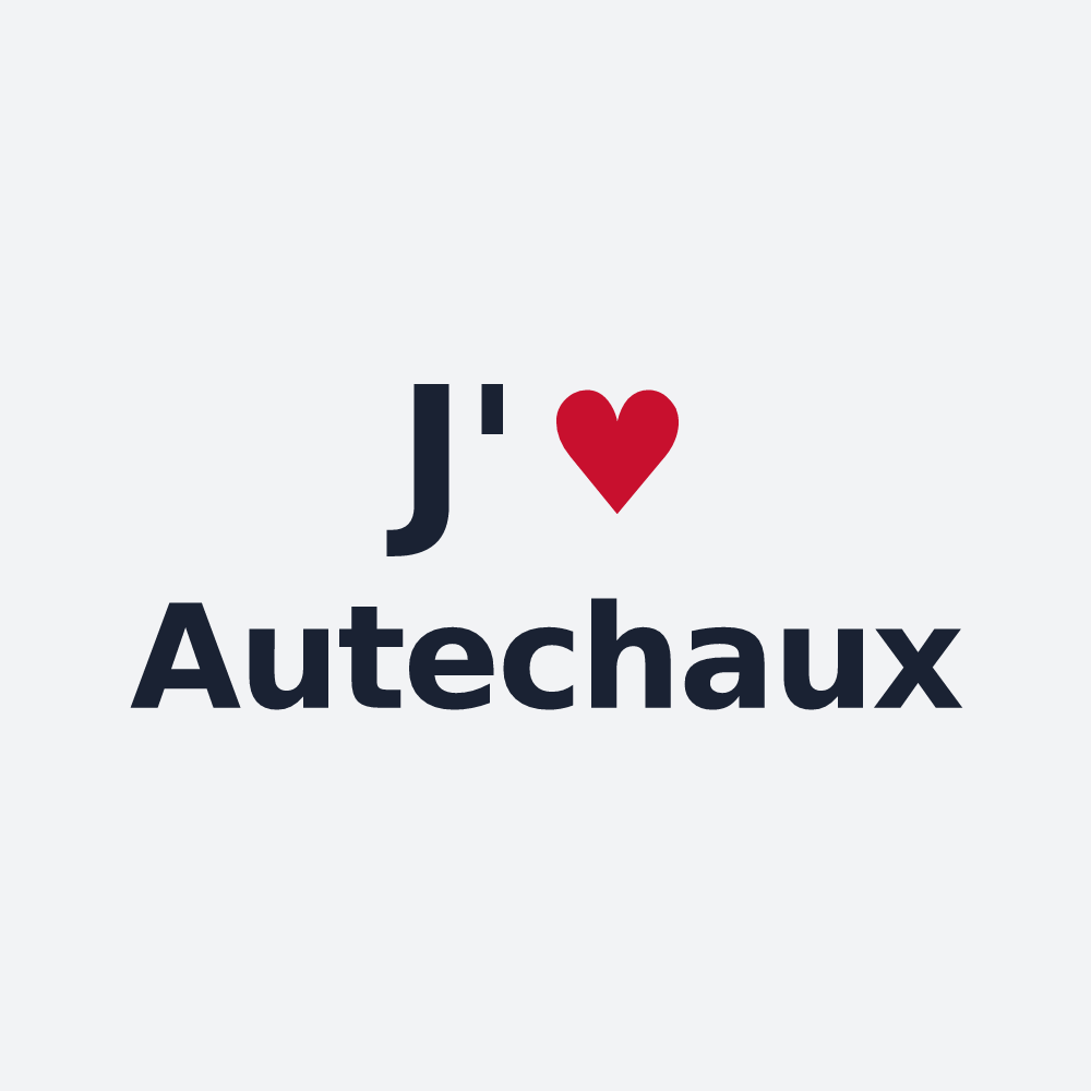 Poster personnalisé Autechaux — design J'aime Autechaux