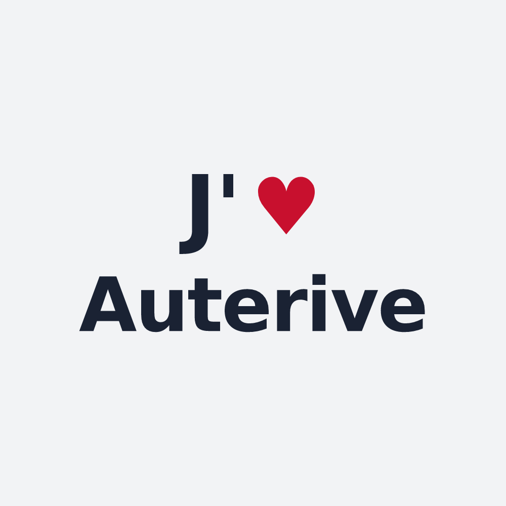 Poster personnalisé Auterive — design J'aime Auterive