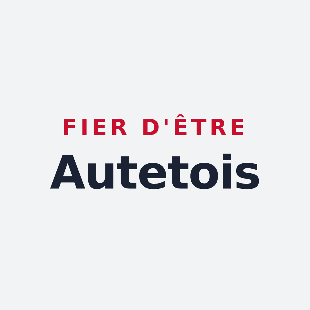 Poster « Fier d'être Autetois » — design pour Autet