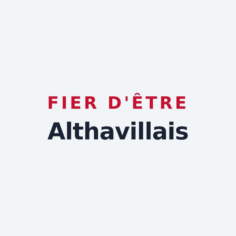 Poster « Fier d'être Althavillais » — design pour Authie