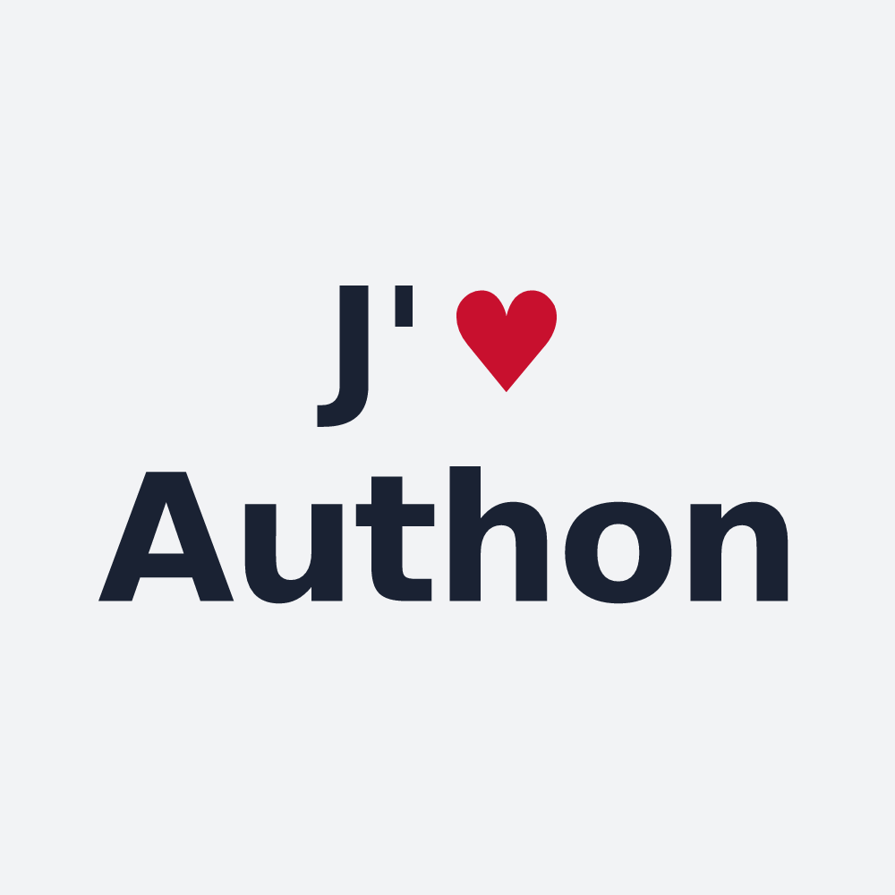 Poster personnalisé Authon — design J'aime Authon