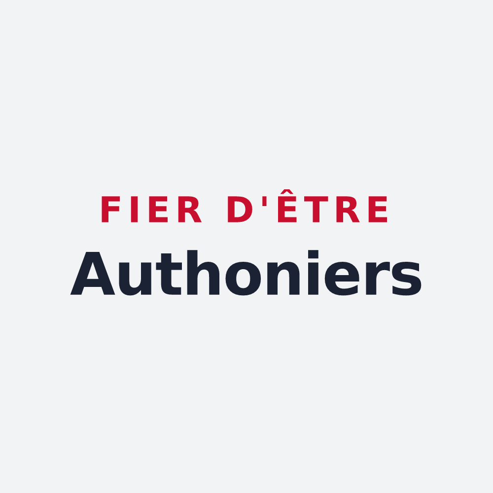 Poster « Fier d'être Authoniers » — design pour Authon