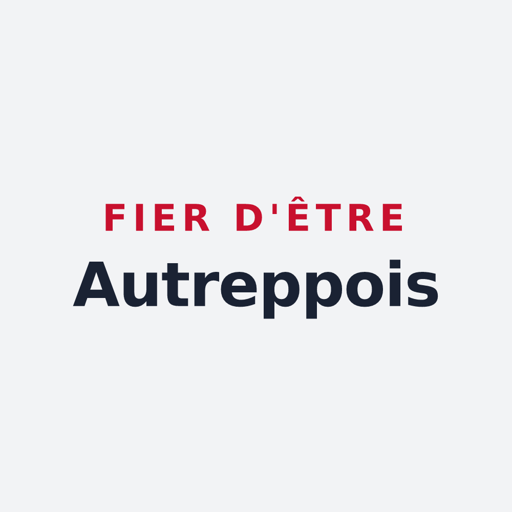 Poster « Fier d'être Autreppois » — design pour Autreppes