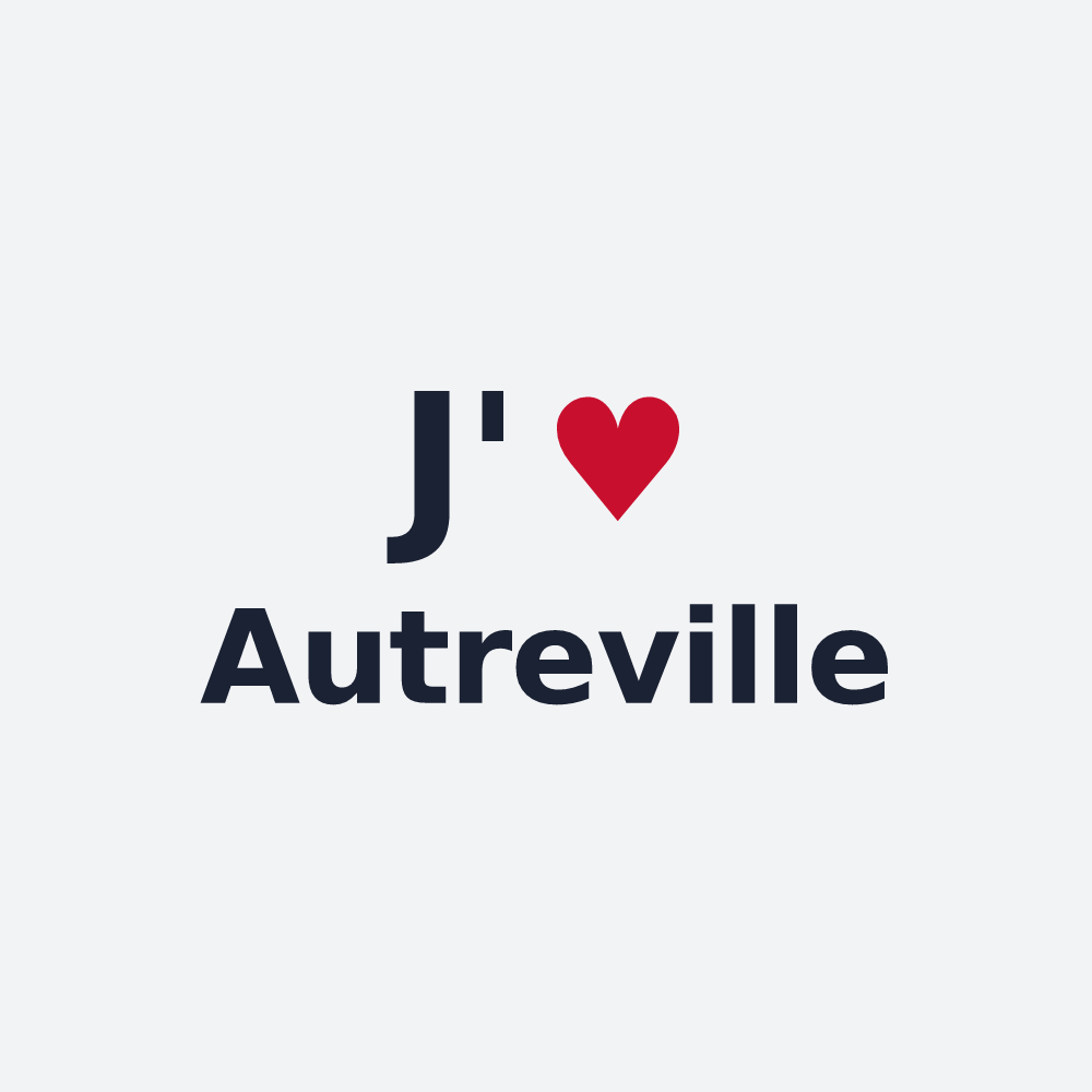 Poster personnalisé Autreville — design J'aime Autreville