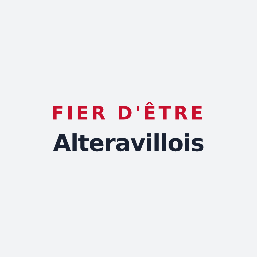 Poster « Fier d'être Alteravillois » — design pour Autreville