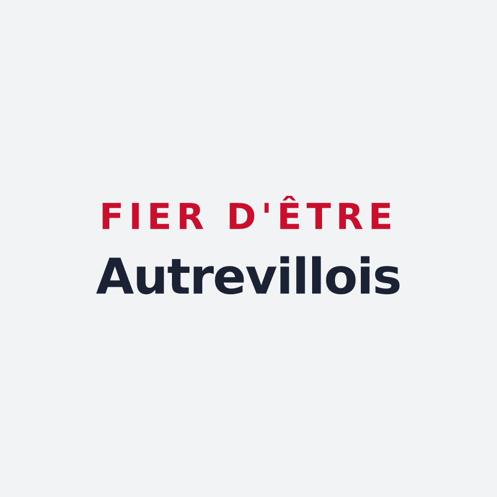 Poster « Fier d'être Autrevillois » — design pour Autreville