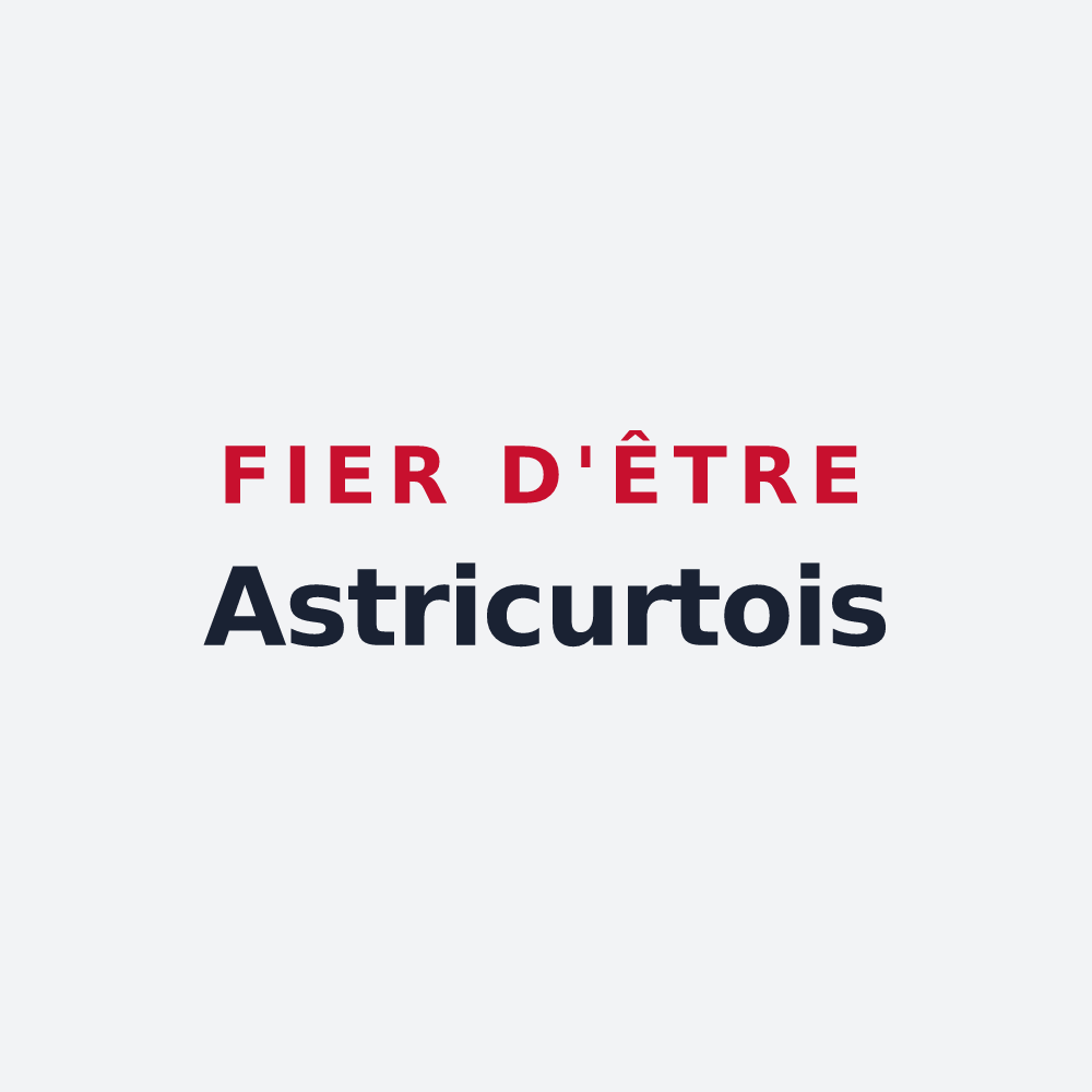 Poster « Fier d'être Astricurtois » — design pour Autricourt
