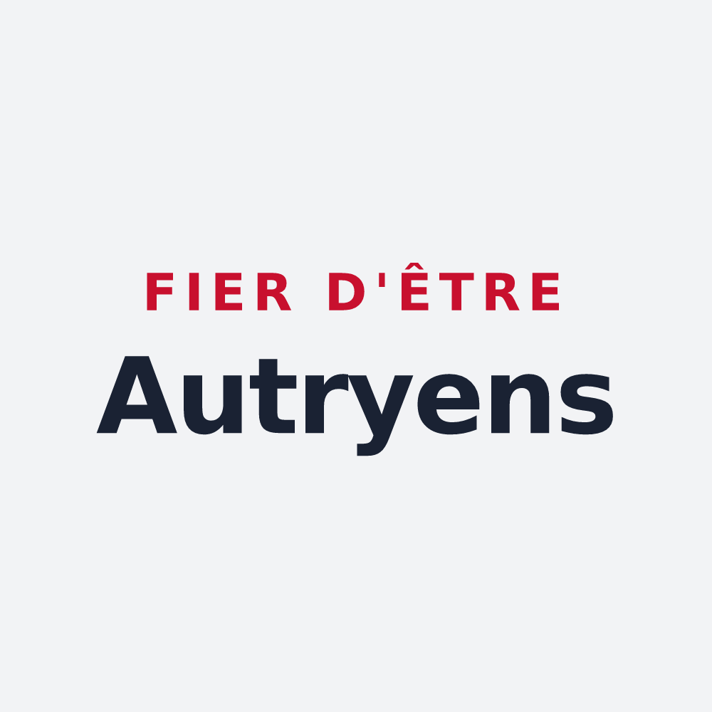 Poster « Fier d'être Autryens » — design pour Autry