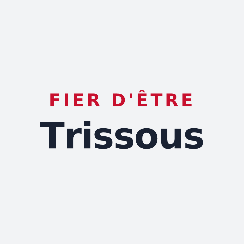 Poster « Fier d'être Trissous » — design pour Auxelles-Bas
