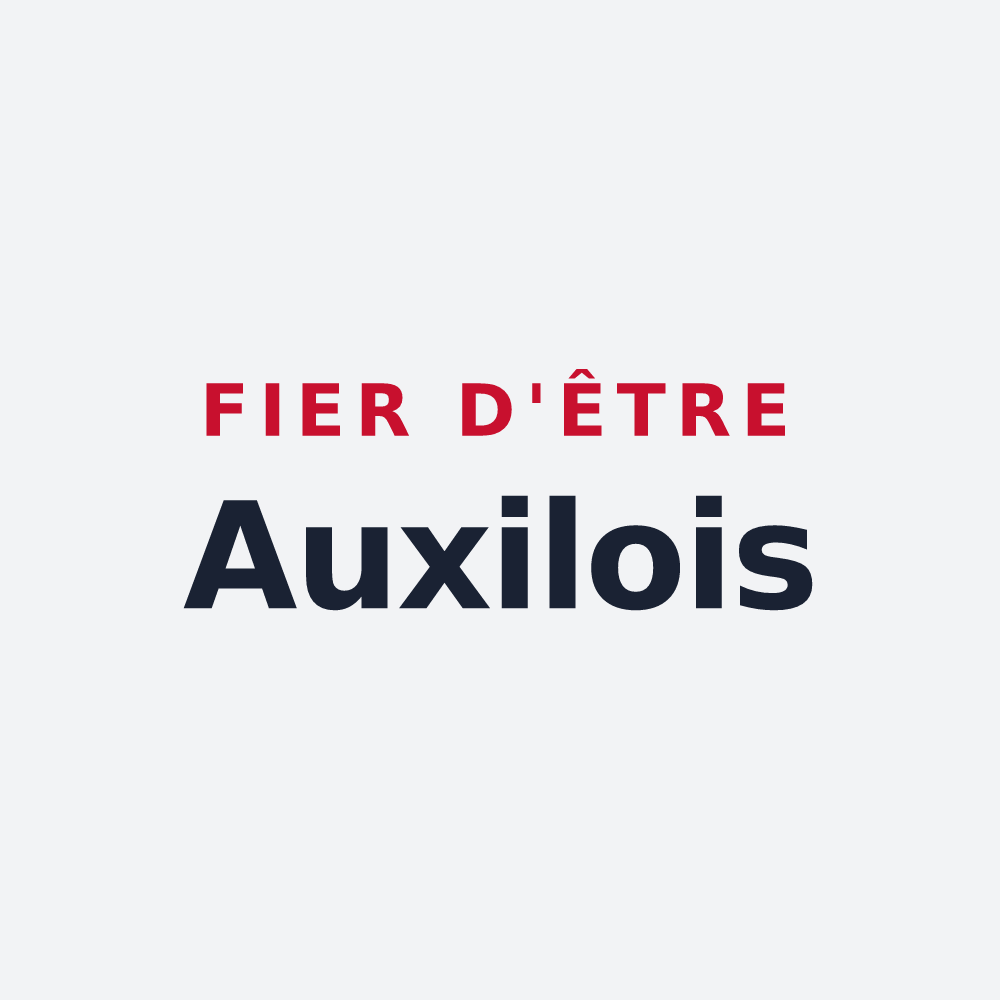 Poster « Fier d'être Auxilois » — design pour Auxi-le-Château