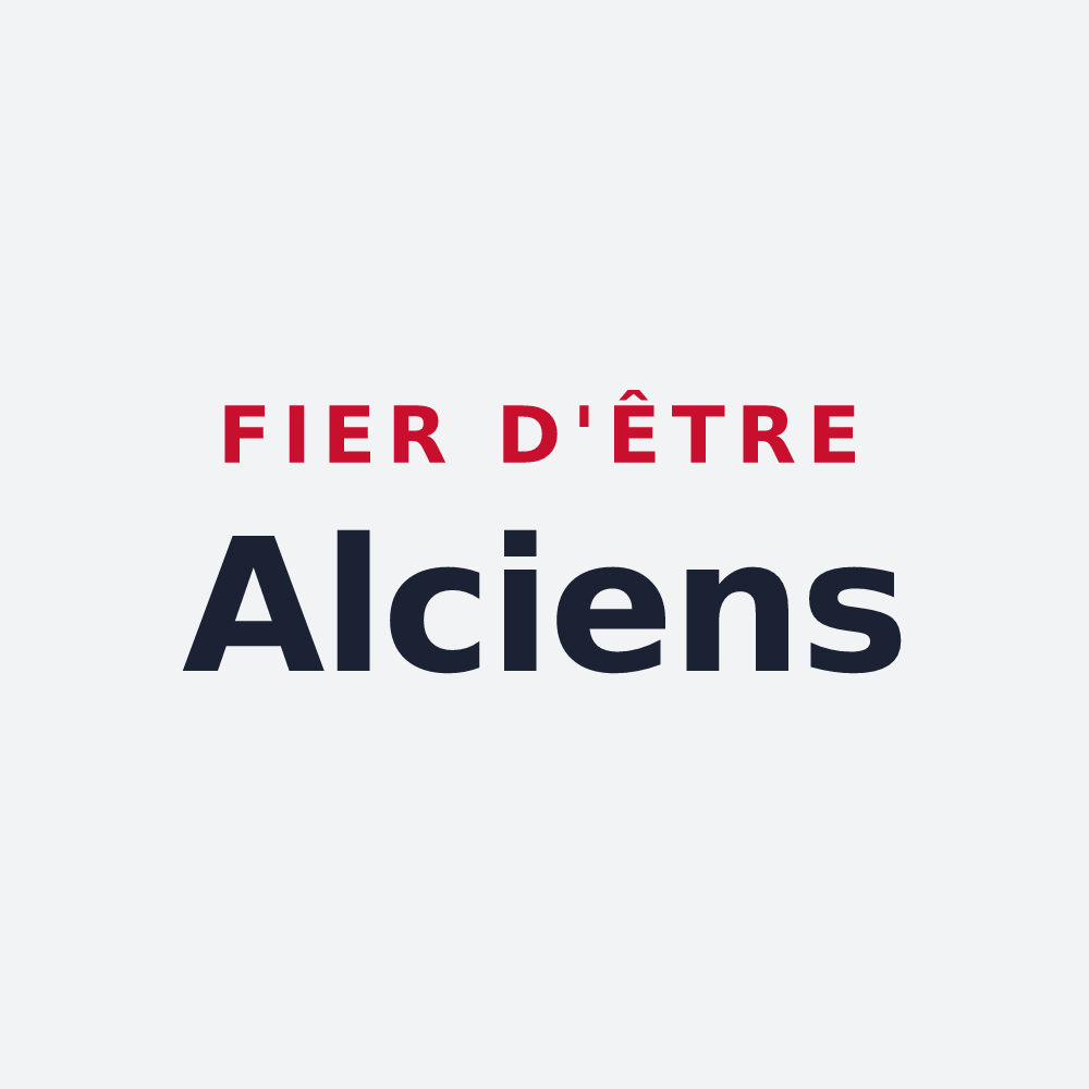 Poster « Fier d'être Alciens » — design pour Auxy