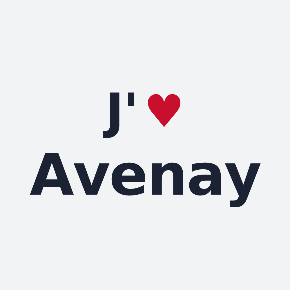 Poster personnalisé Avenay — design J'aime Avenay