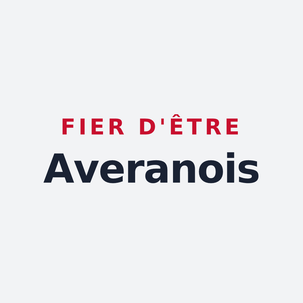 Poster « Fier d'être Averanois » — design pour Averan