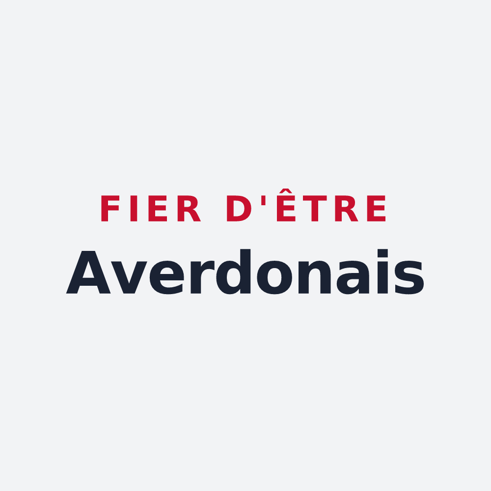 Poster « Fier d'être Averdonais » — design pour Averdon